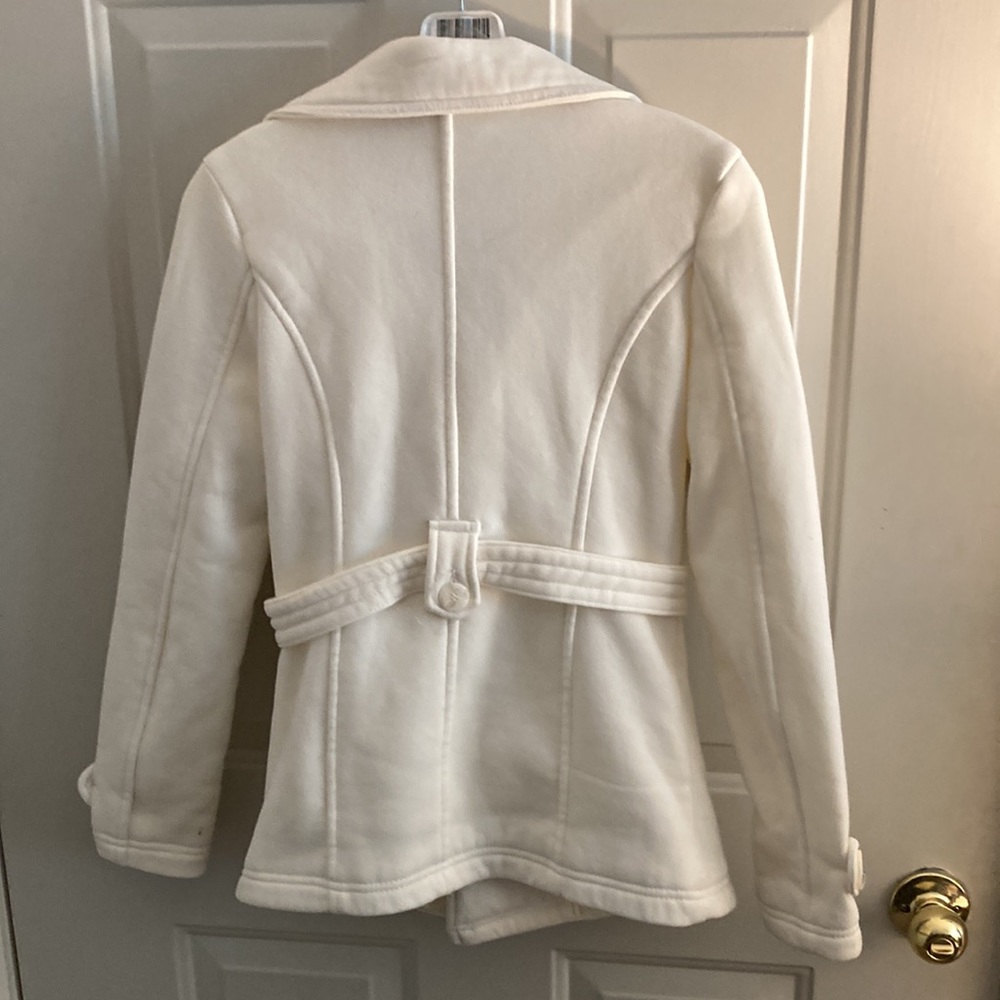 JouJou small white wrap coat - Picture 3 of 6